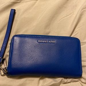 Blue MK wallet